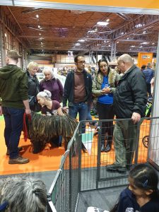 Some of the visitors to the stand